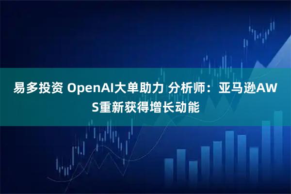 易多投资 OpenAI大单助力 分析师：亚马逊AWS重新获得增长动能