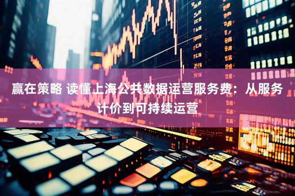 赢在策略 读懂上海公共数据运营服务费：从服务计价到可持续运营